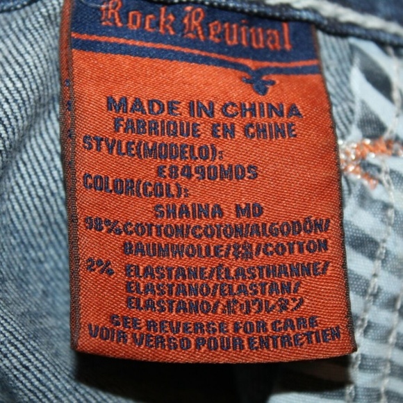 Rock Revival Shaina Ankle Skinny  Jean HW7085 - Picture 7 of 7